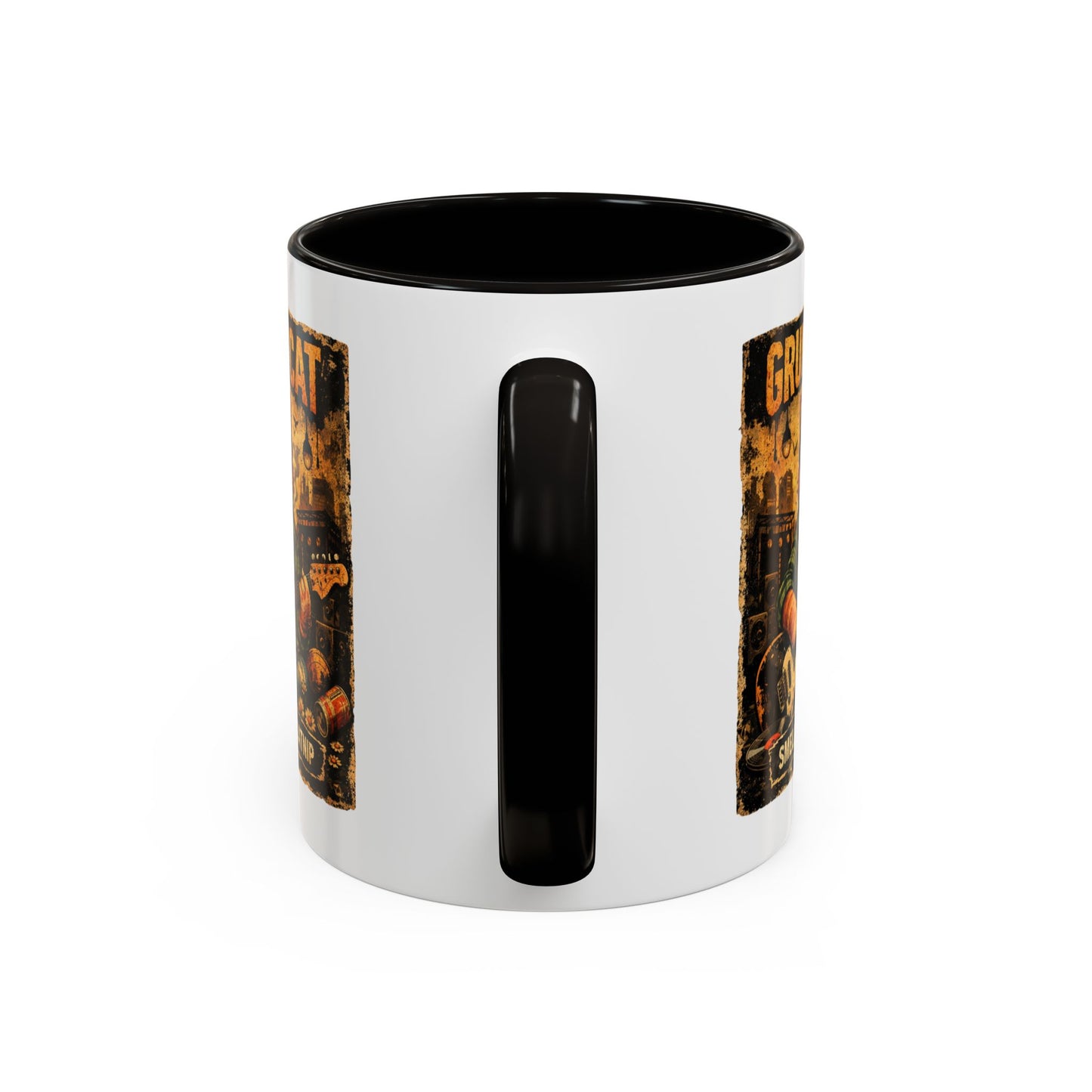 Grunge Cat Smells Like Catnip Mug | Ceramic Coffee Cup