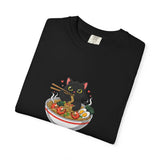 Ramen Cat Garment-Dyed T-shirt