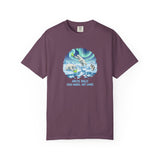 Arctic Rally Polar Bears Playing Pickleball T-Shirt | Northern Lights Illustration
