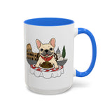 French Bulldog Pasta in Rome Mug | Ceramic Coffee Cup
