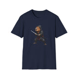 Stealthy Capybara Warrior T-Shirt | Zen Assassin Tactical Capy