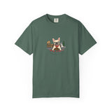 French Bulldog Chef T-shirt | Cute Dog Cooking Illustration, Bistro Theme