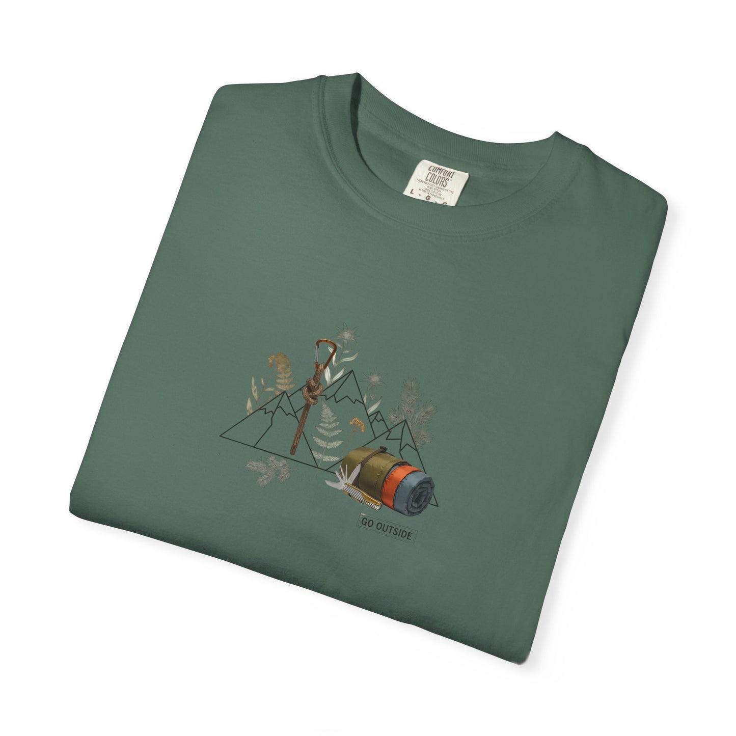 Mountains Camping Outdoors Tee | Adventure Gear Graphic T-Shirt