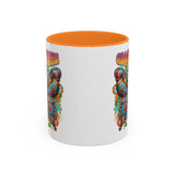 Groovy Mama Butterfly Mug | Retro Psychedelic Floral Design