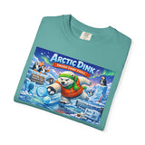 Arctic Dink Polar Bear Pickleball T-Shirt | Retro Game Art