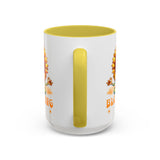 Blooming Sunflower Mug | Yoga Meditating Sunflower Ceramic Mug