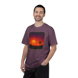 Sunset Palm Silhouette T-shirt | Tropical Sunset Tee