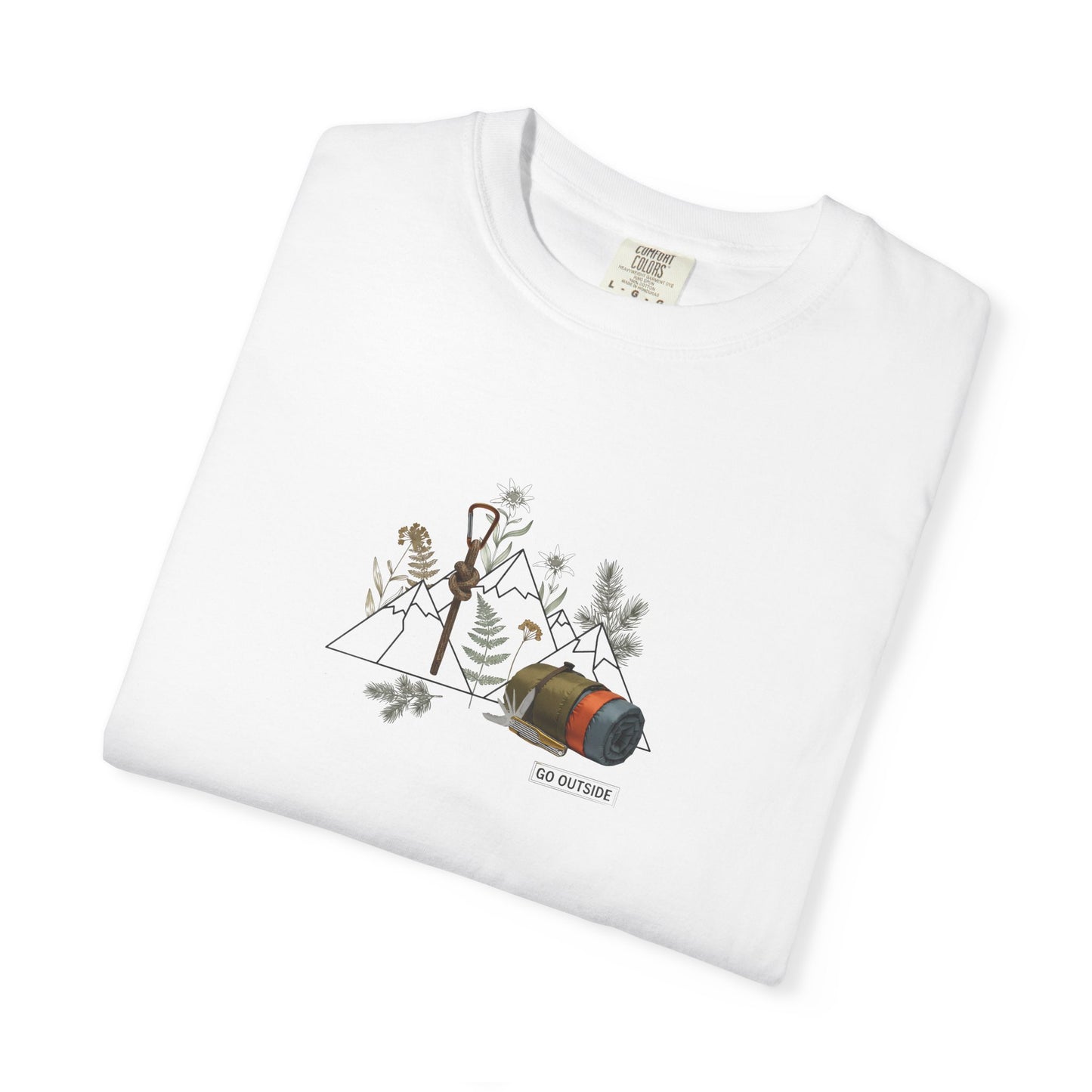 Mountains Camping Outdoors Tee | Adventure Gear Graphic T-Shirt