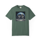 Gator Lunar Pickleball  T-shirt | Earth Background, Spacewalk Illustration