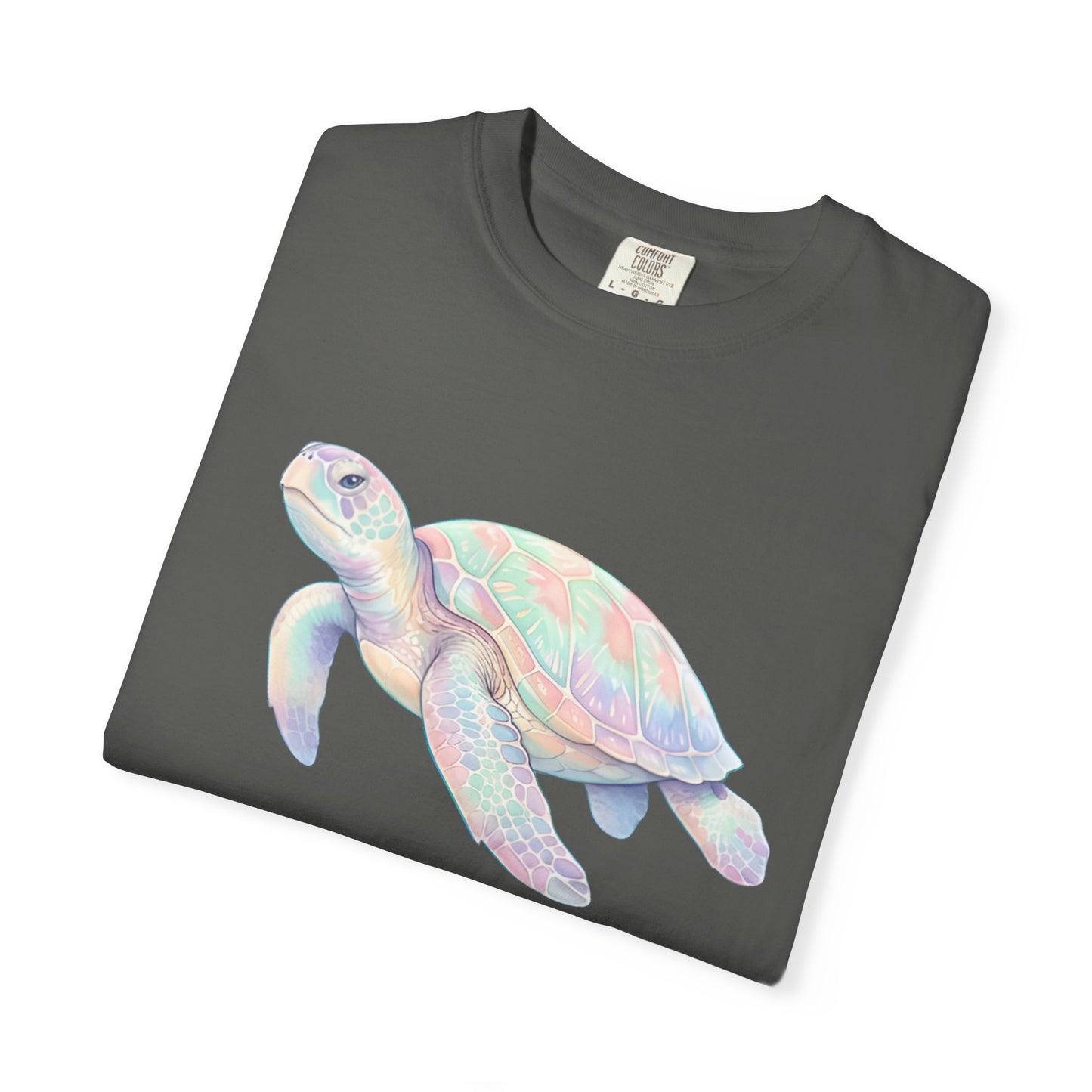 Pastel Sea Turtle T-shirt | Watercolor Marine Life Tee