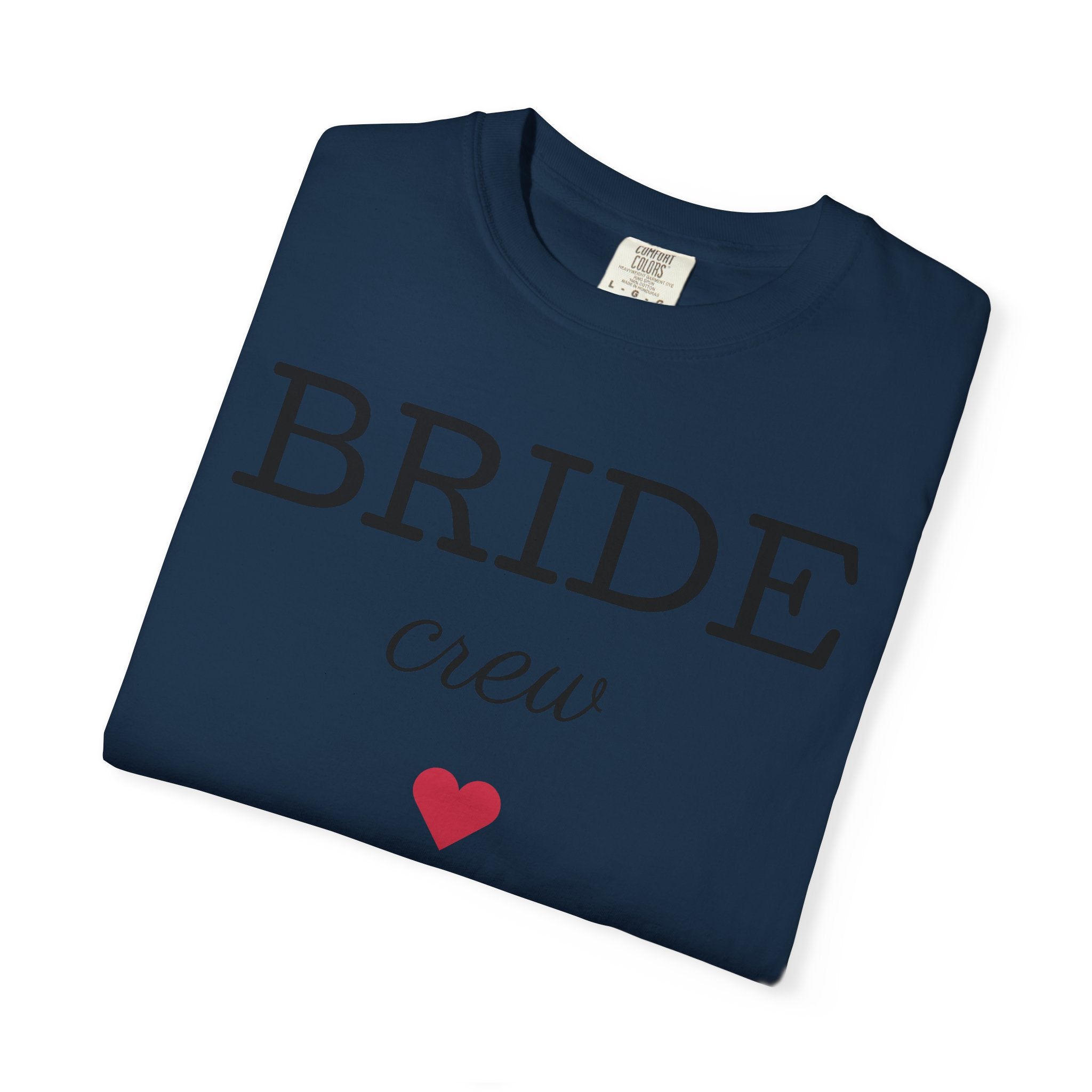 Bride Crew T-Shirt | Bachelorette Party Tee, Heart Bridesmaid Shirt