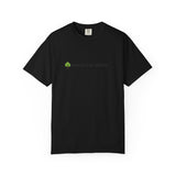 planet over plastic T-shirt | environmental tree slogan tee