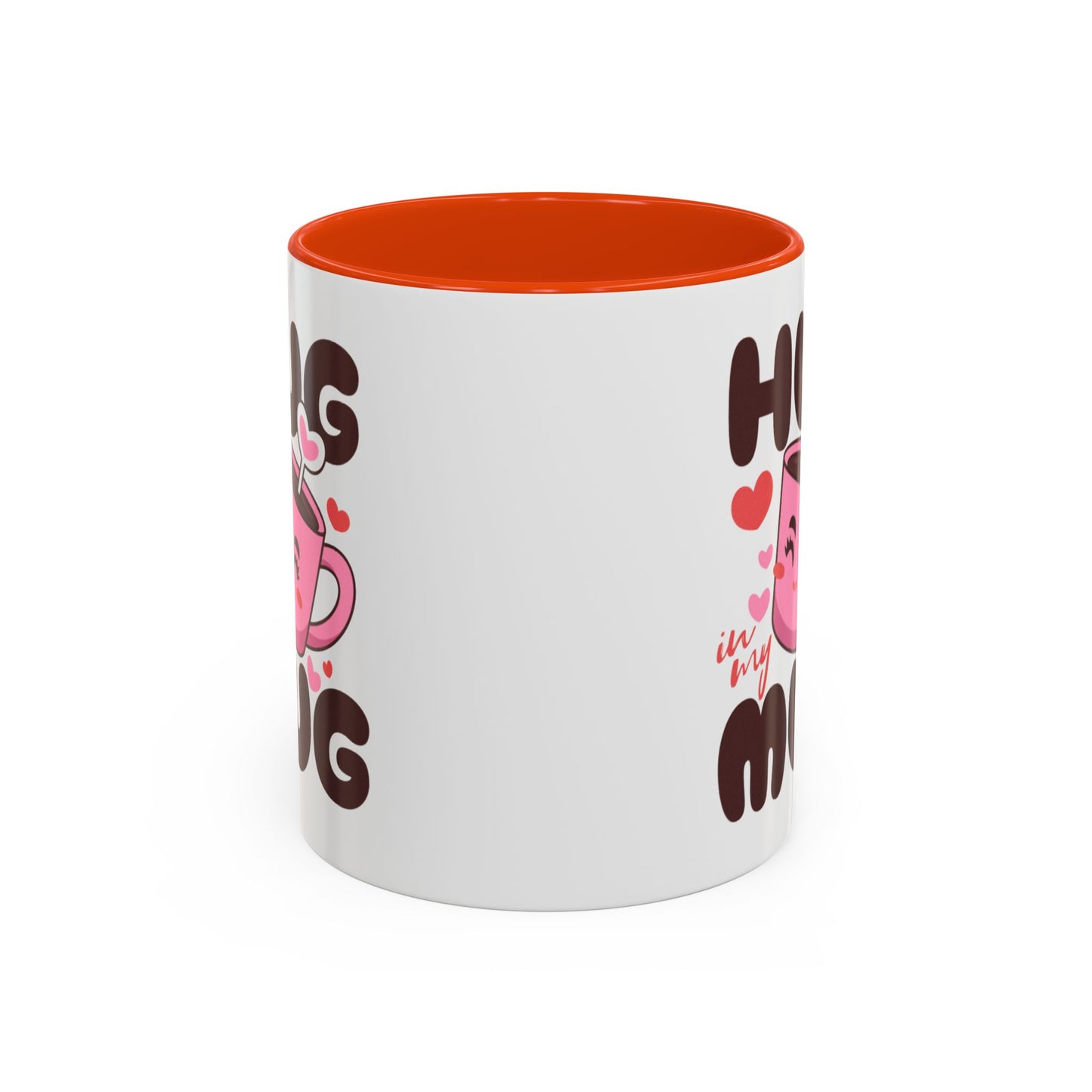 Hug in My Mug Mug | Cute Pink Cup, Heart Coffee Design