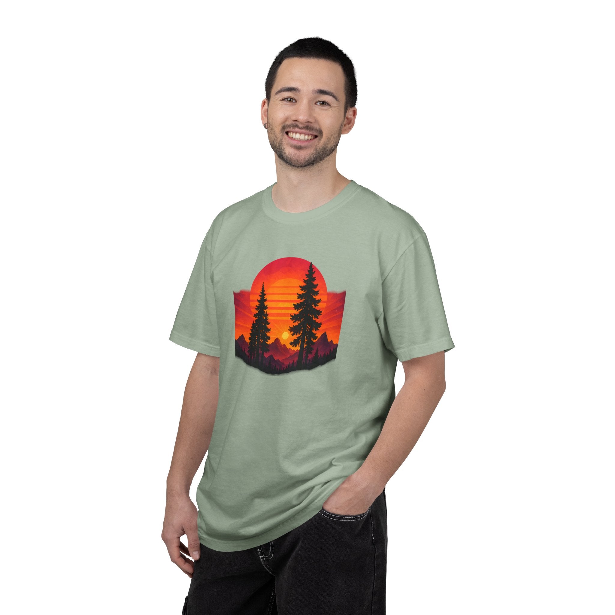 Mountain Sunset Pines T-shirt | Ridgeline Graphic