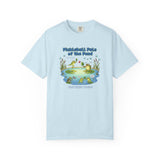 Pickleball Pals of the Pond T-Shirt | Cute Frog Pond Illustration