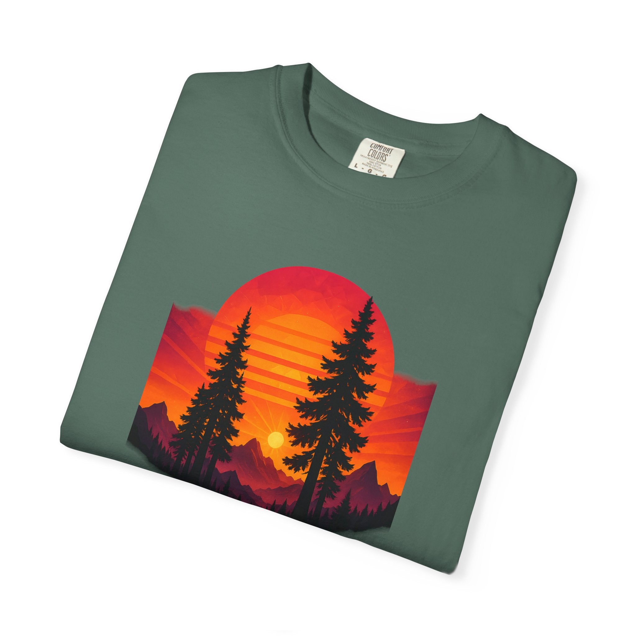 Mountain Sunset Pines T-shirt | Ridgeline Graphic