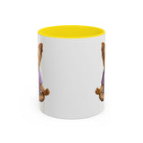 Meditating Yorkshire Terrier Mug | Accent Coffee Mug 11oz 15oz