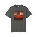 Wish You Were Here Sunset T-shirt | Vintage Sunset Graphic