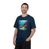 Clownfish Reef Scene T-shirt | Underwater Coral Ocean Illustration