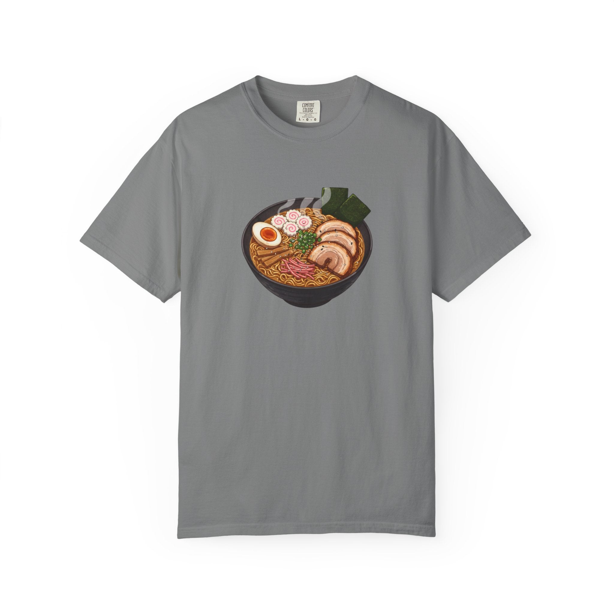Ramen Bowl Illustration T-shirt | Cute Noodle Soup Graphic