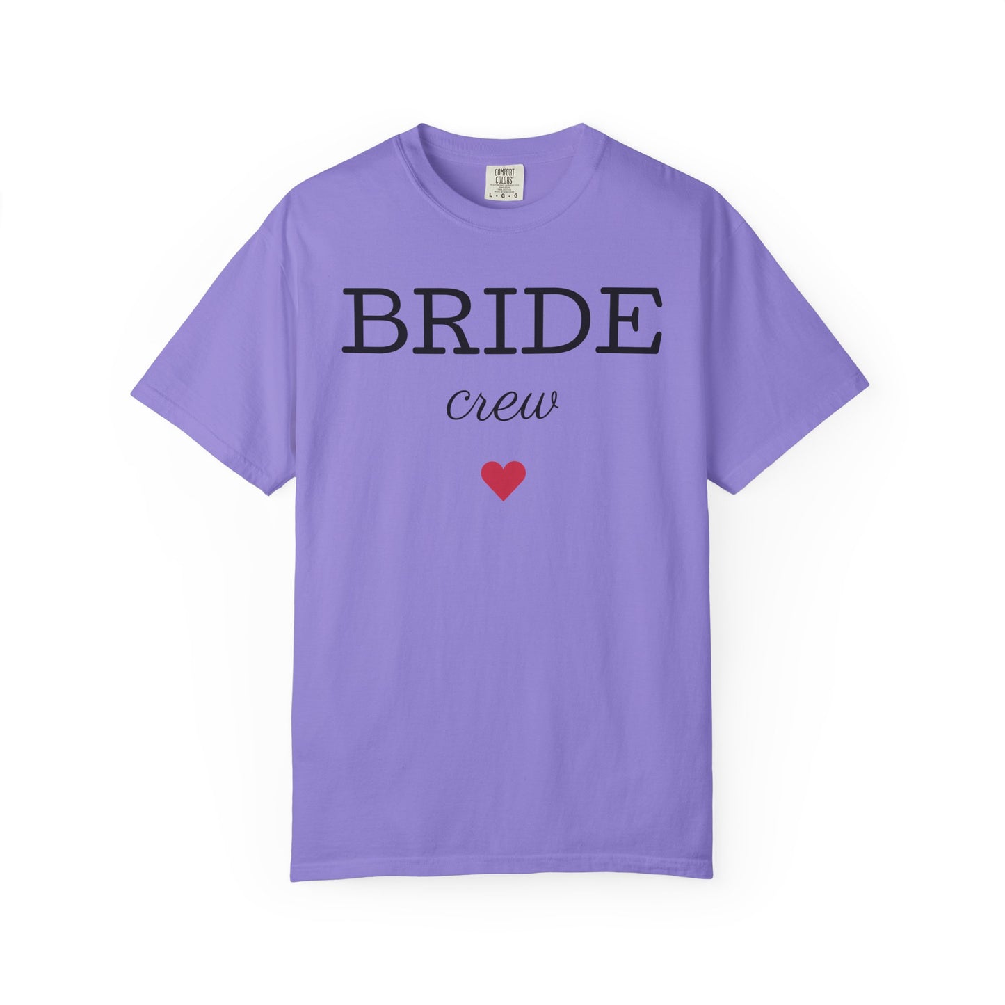 Bride Crew T-Shirt | Bachelorette Party Tee, Heart Bridesmaid Shirt