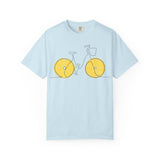 Lemon Wheel Bicycle T-shirt | Citrus Bike Graphic Tee