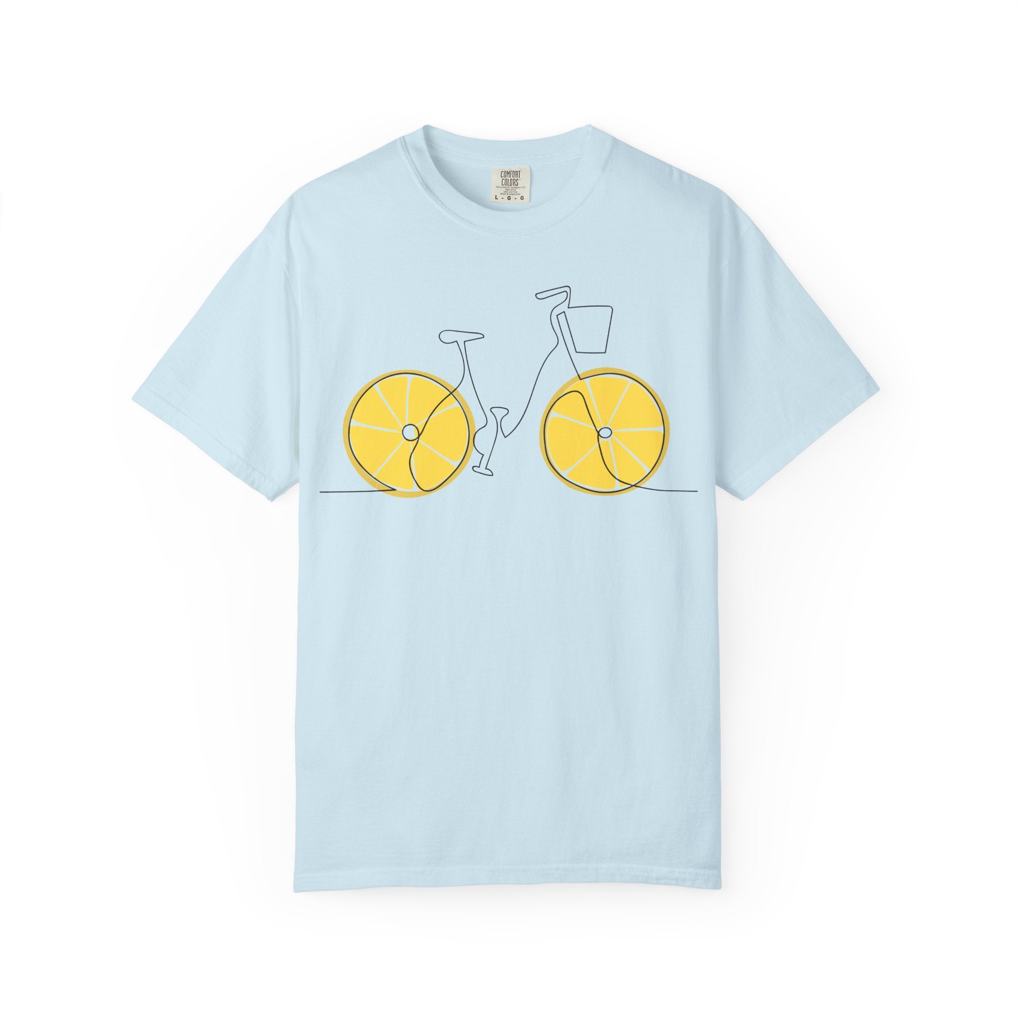 Lemon Wheel Bicycle T-shirt | Citrus Bike Graphic Tee