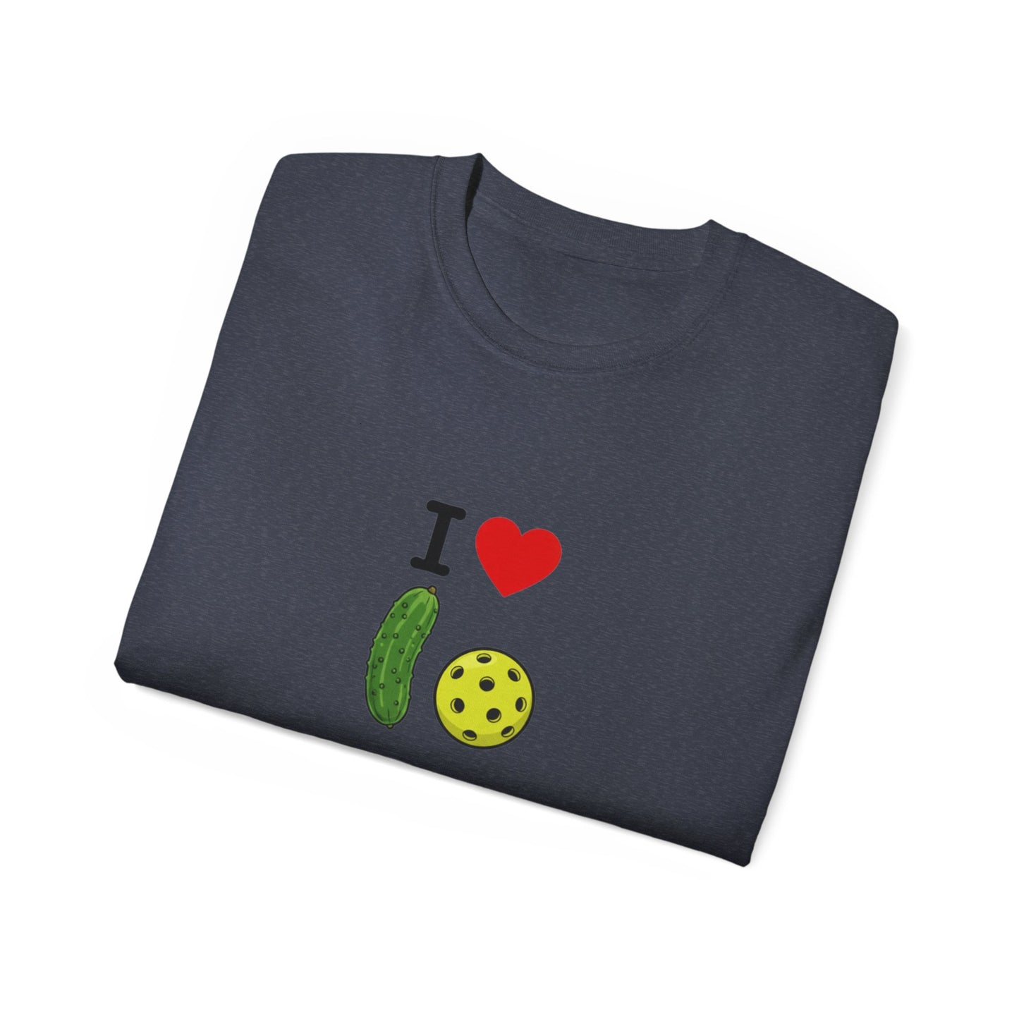 I Heart Pickleball T-Shirt | Pickle & Ball Graphic Tee
