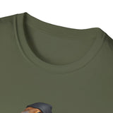 Stealthy Capybara Warrior T-Shirt | Zen Assassin Tactical Capy