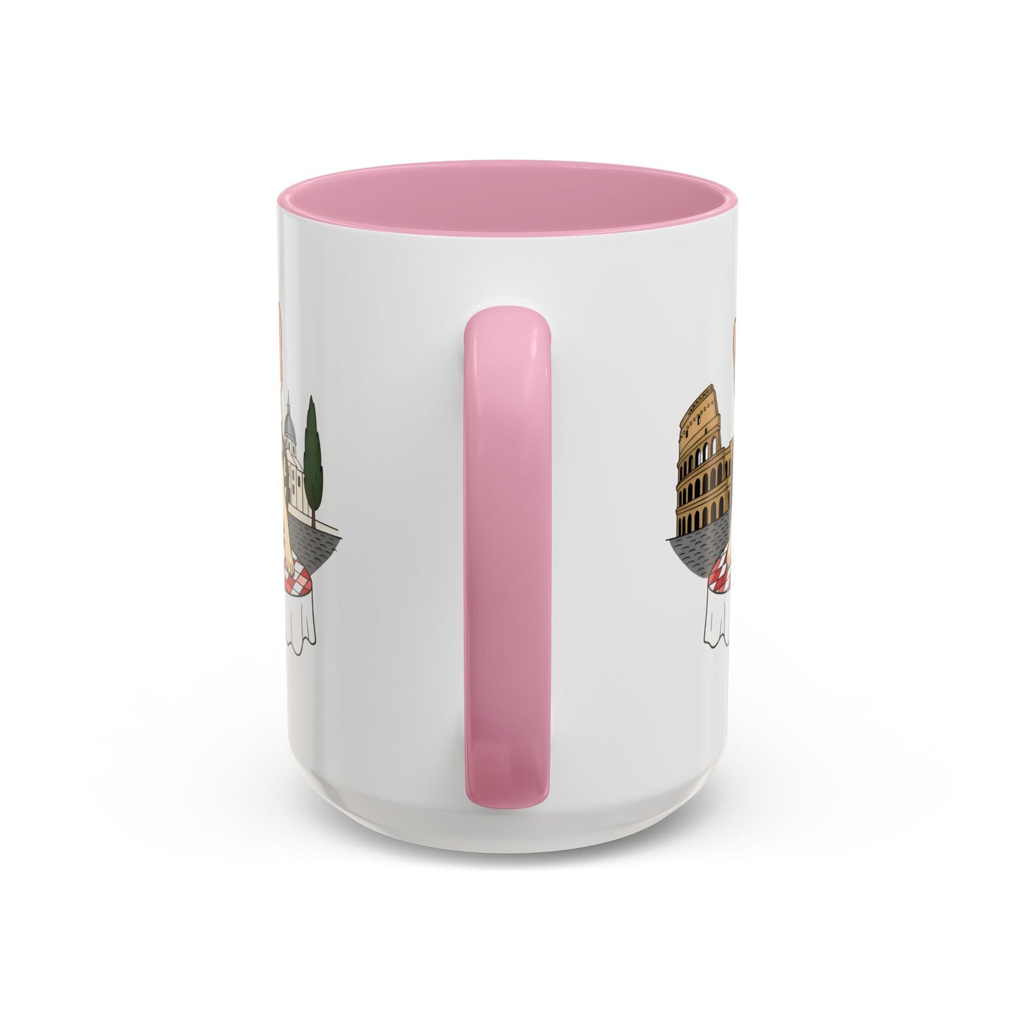 French Bulldog Pasta in Rome Mug | Ceramic Coffee Cup