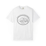 Vintage Semi Truck Line Art T-Shirt | Trucker Logo Tee