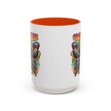 Groovy Mama Butterfly Mug | Retro Psychedelic Floral Design