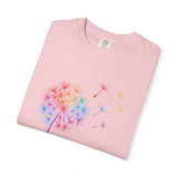 Rainbow Dandelion Tee | T-Shirt, Colorful Seed Puff Design