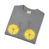 Lemon Wheel Bicycle T-shirt | Citrus Bike Graphic Tee
