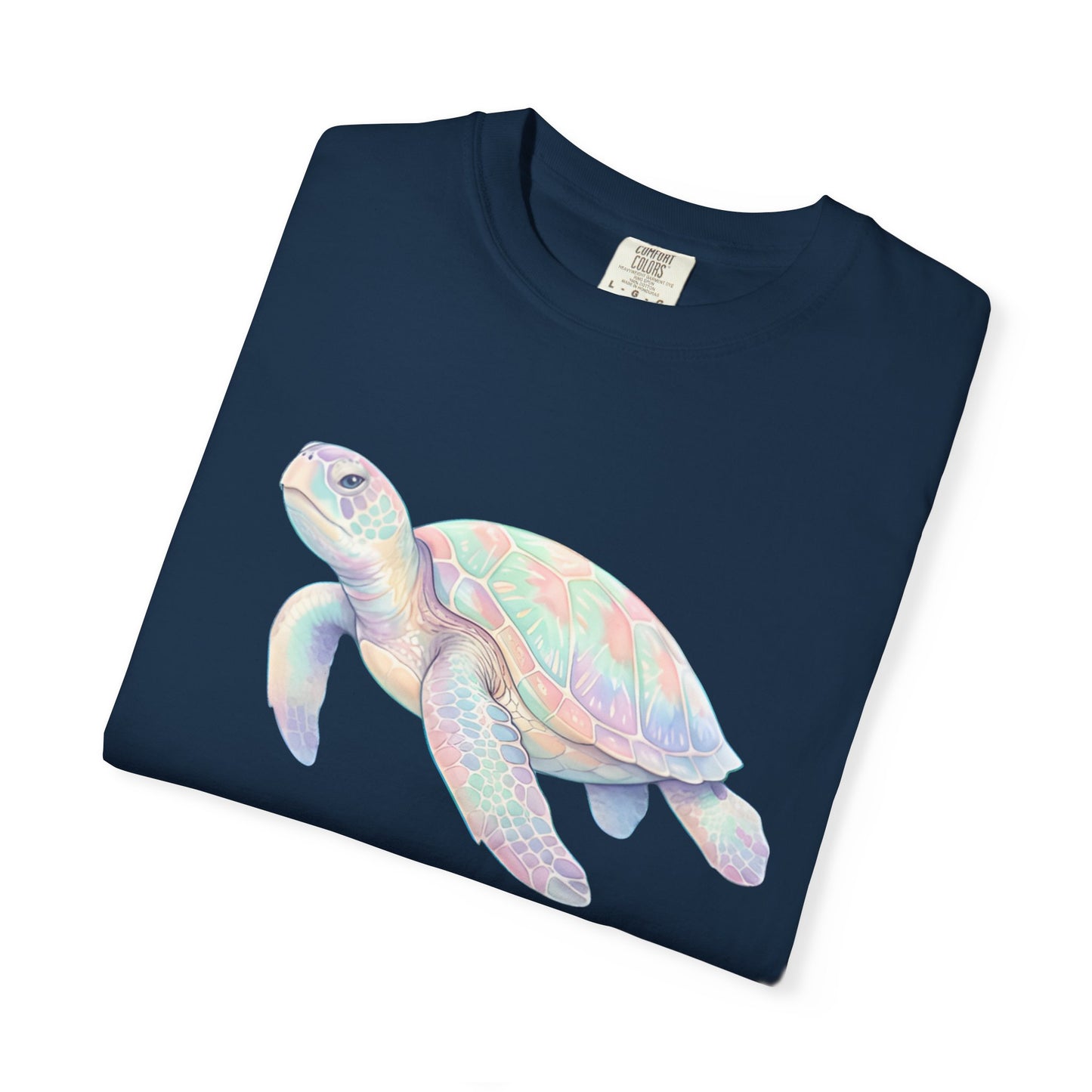 Pastel Sea Turtle T-shirt | Watercolor Marine Life Tee