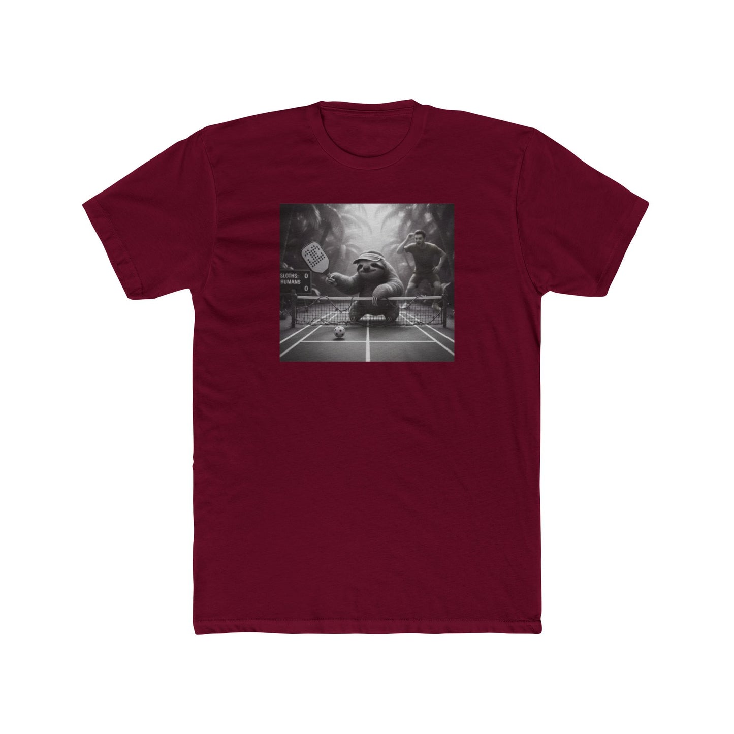Dink-Shot Sloth Pickleball Tee | Slow-Motion Sportswear Parody