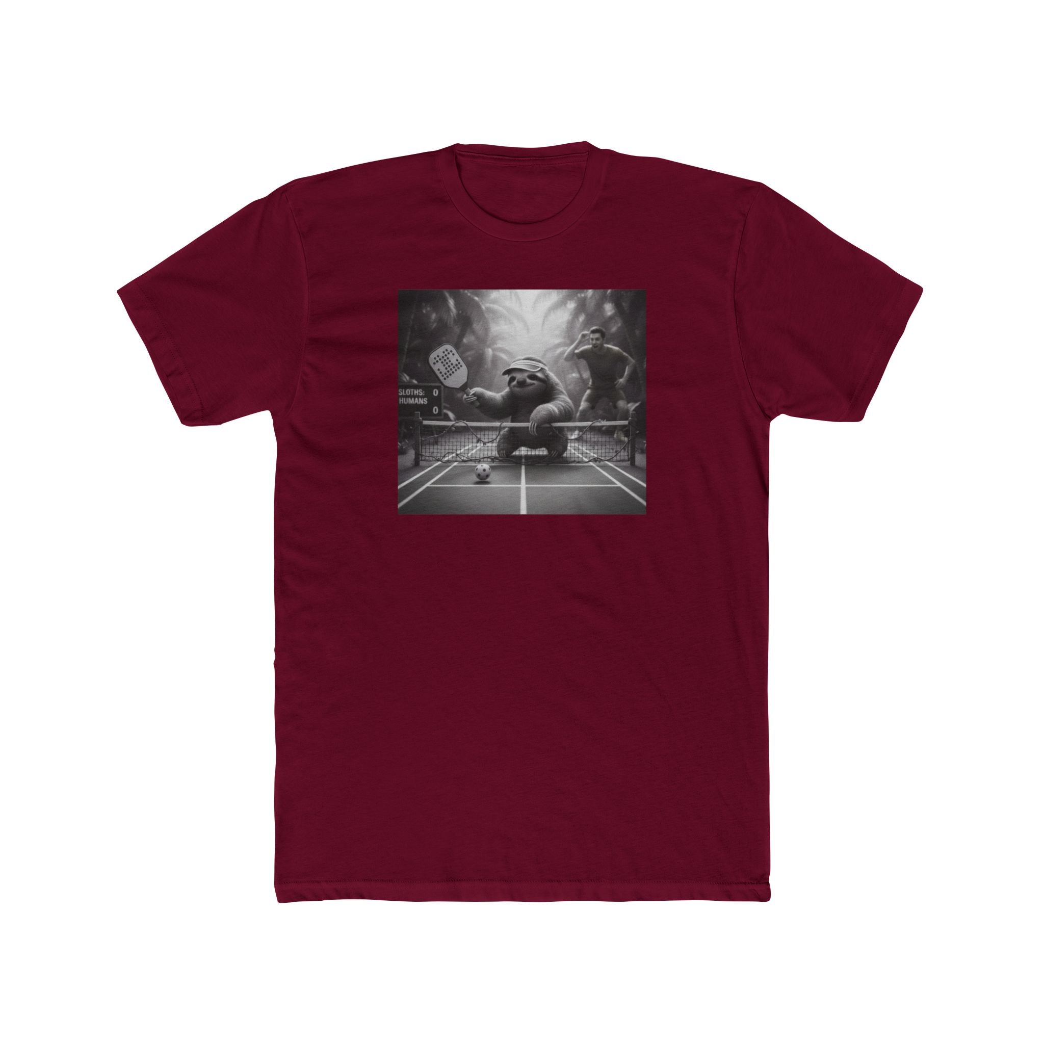 Dink-Shot Sloth Pickleball Tee | Slow-Motion Sportswear Parody