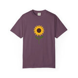 Sunflower Graphic T-shirt | Minimal Floral Tee