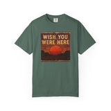 Wish You Were Here Sunset T-shirt | Vintage Sunset Graphic