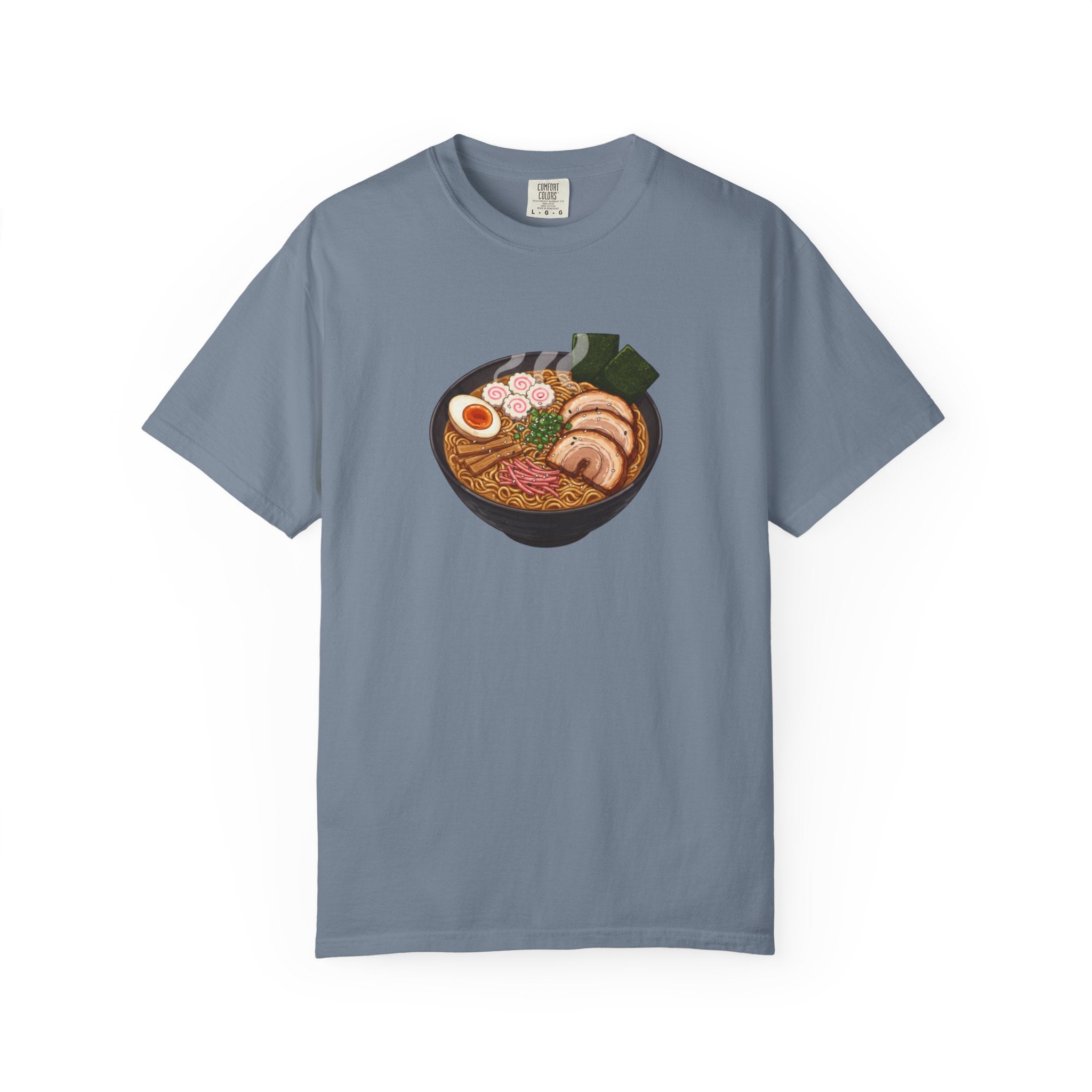 Ramen Bowl Illustration T-shirt | Cute Noodle Soup Graphic