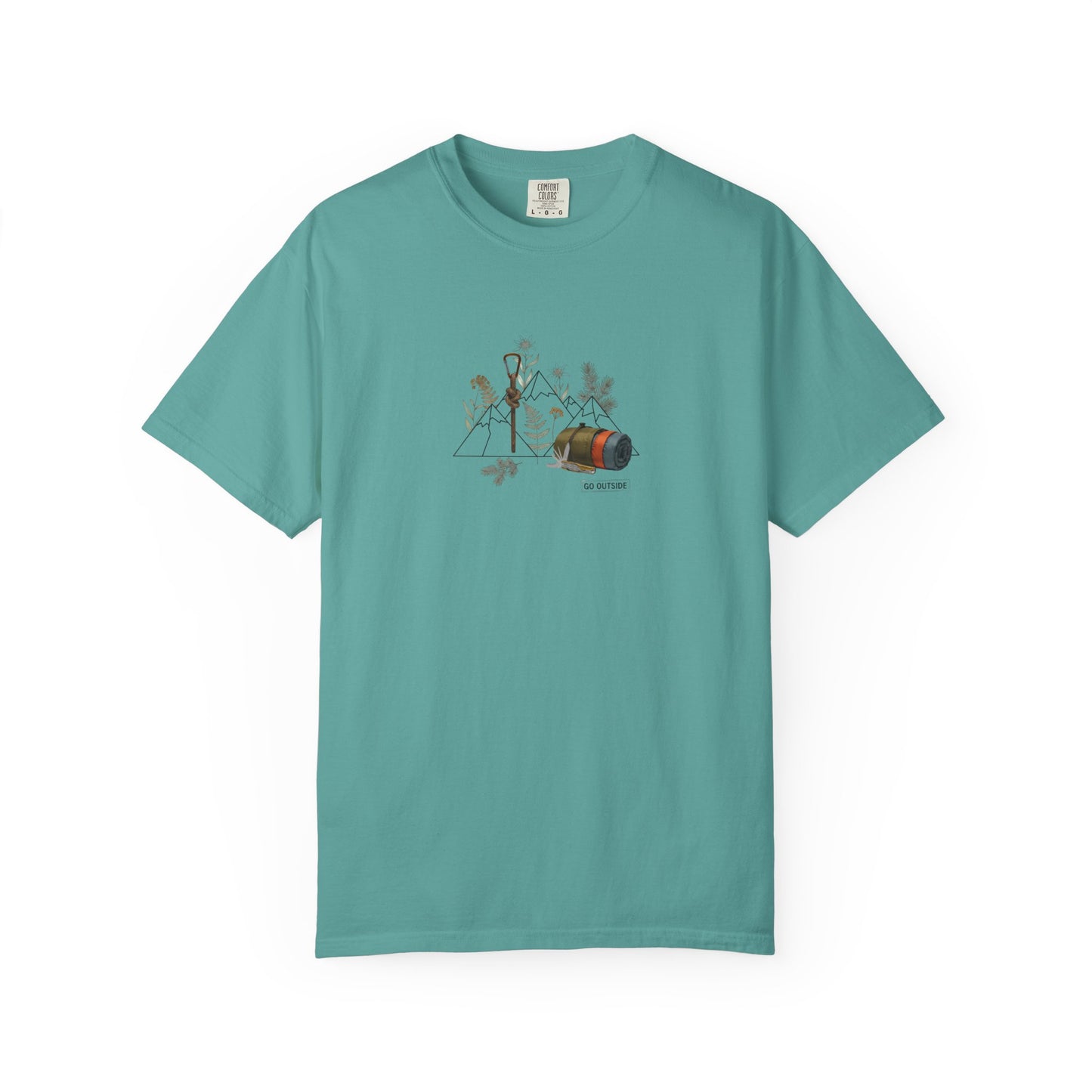 Mountains Camping Outdoors Tee | Adventure Gear Graphic T-Shirt