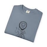 Lion Riding Vintage Penny-farthing Bike T-shirt