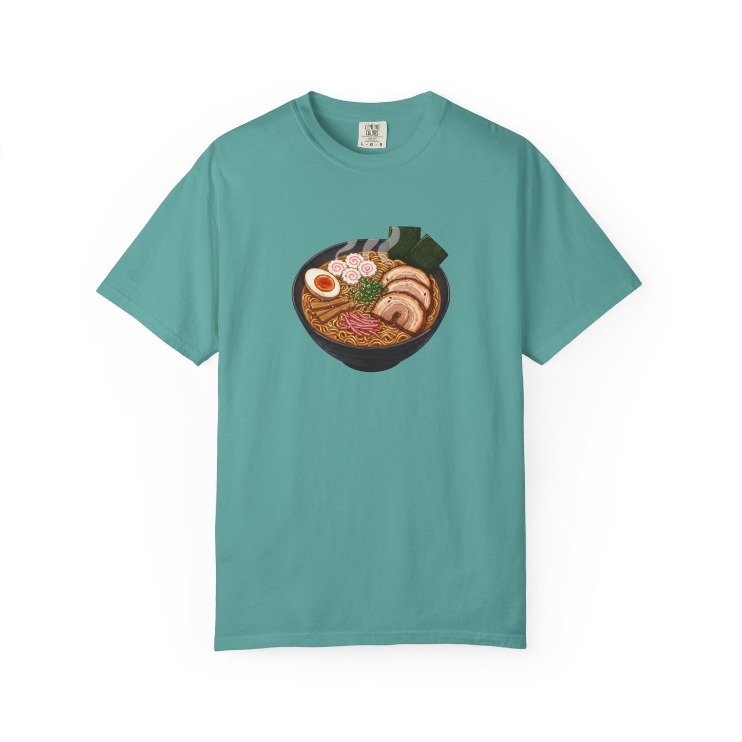Ramen Bowl Illustration T-shirt | Cute Noodle Soup Graphic