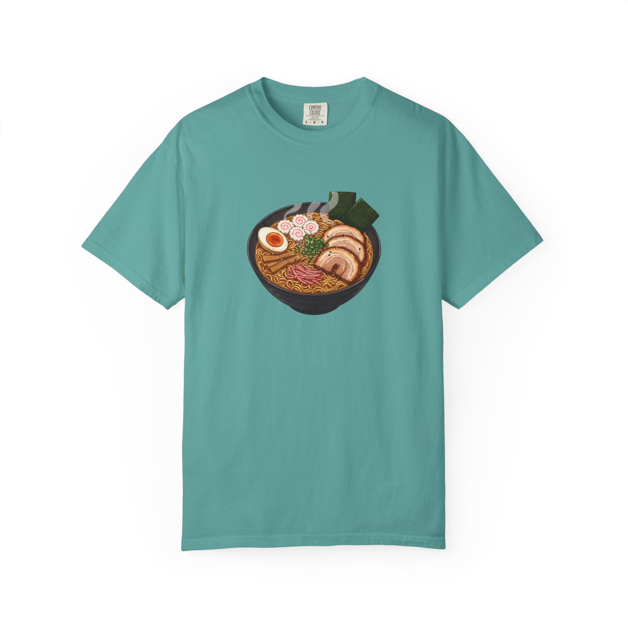 Ramen Bowl Illustration T-shirt | Cute Noodle Soup Graphic