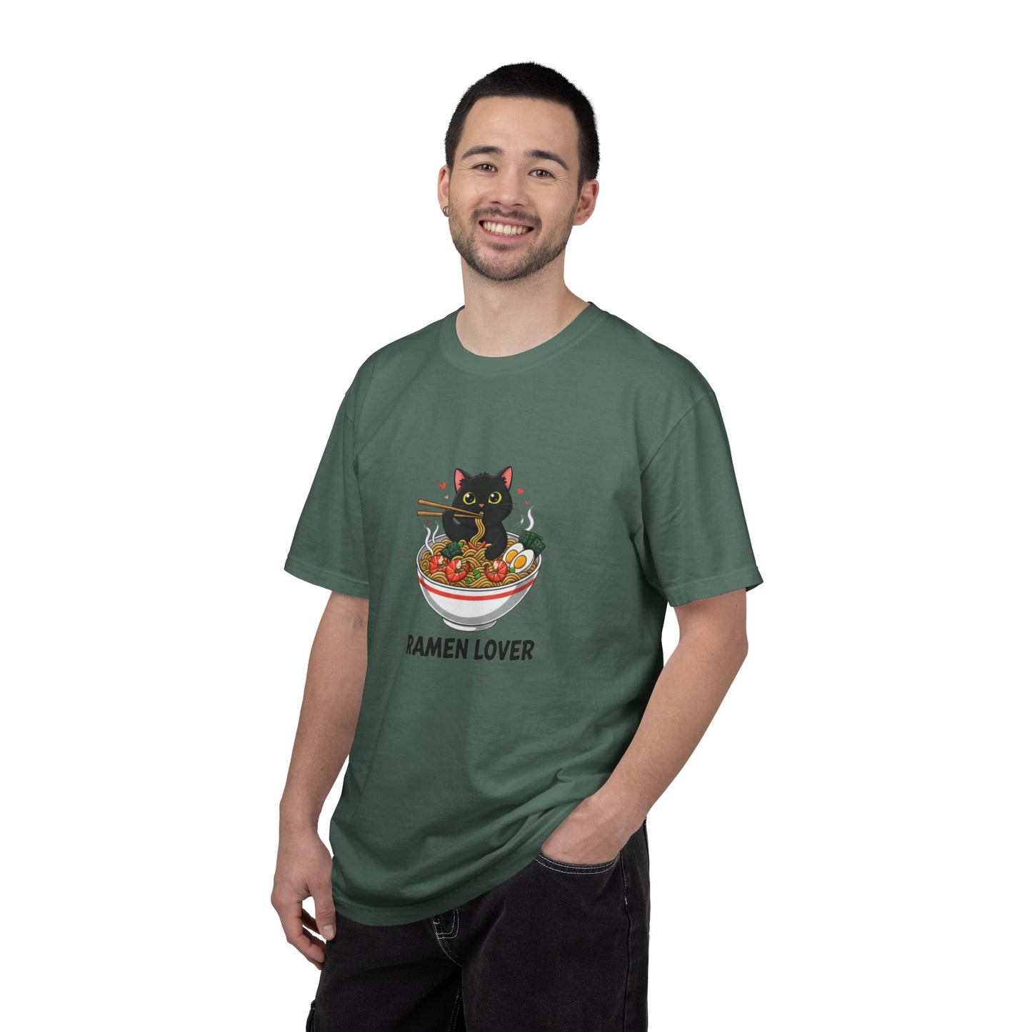 Ramen Cat Garment-Dyed T-shirt
