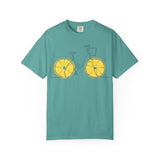 Lemon Wheel Bicycle T-shirt | Citrus Bike Graphic Tee