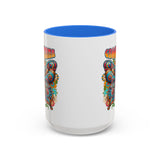Groovy Mama Butterfly Mug | Retro Psychedelic Floral Design