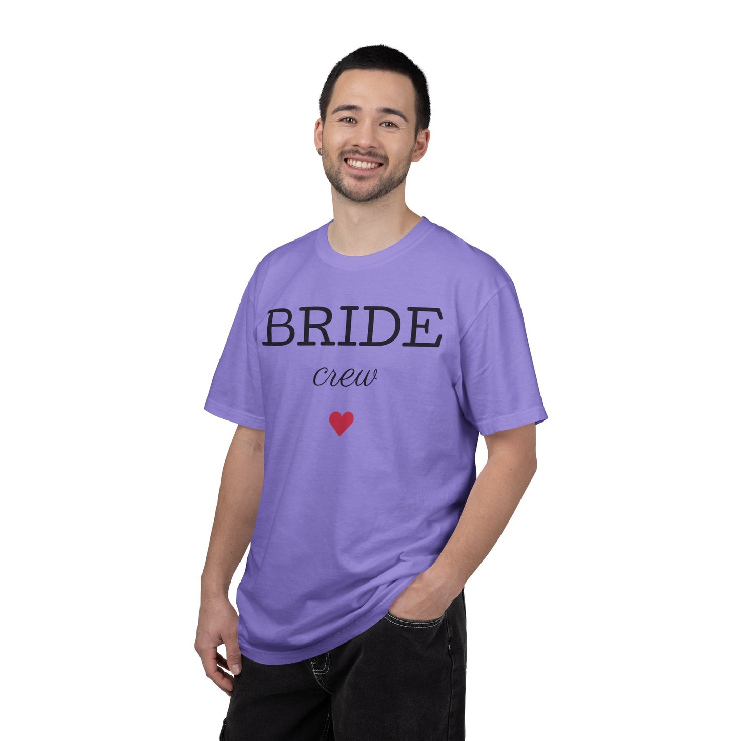 Bride Crew T-Shirt | Bachelorette Party Tee, Heart Bridesmaid Shirt