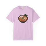 Ramen Bowl Illustration T-shirt | Cute Noodle Soup Graphic