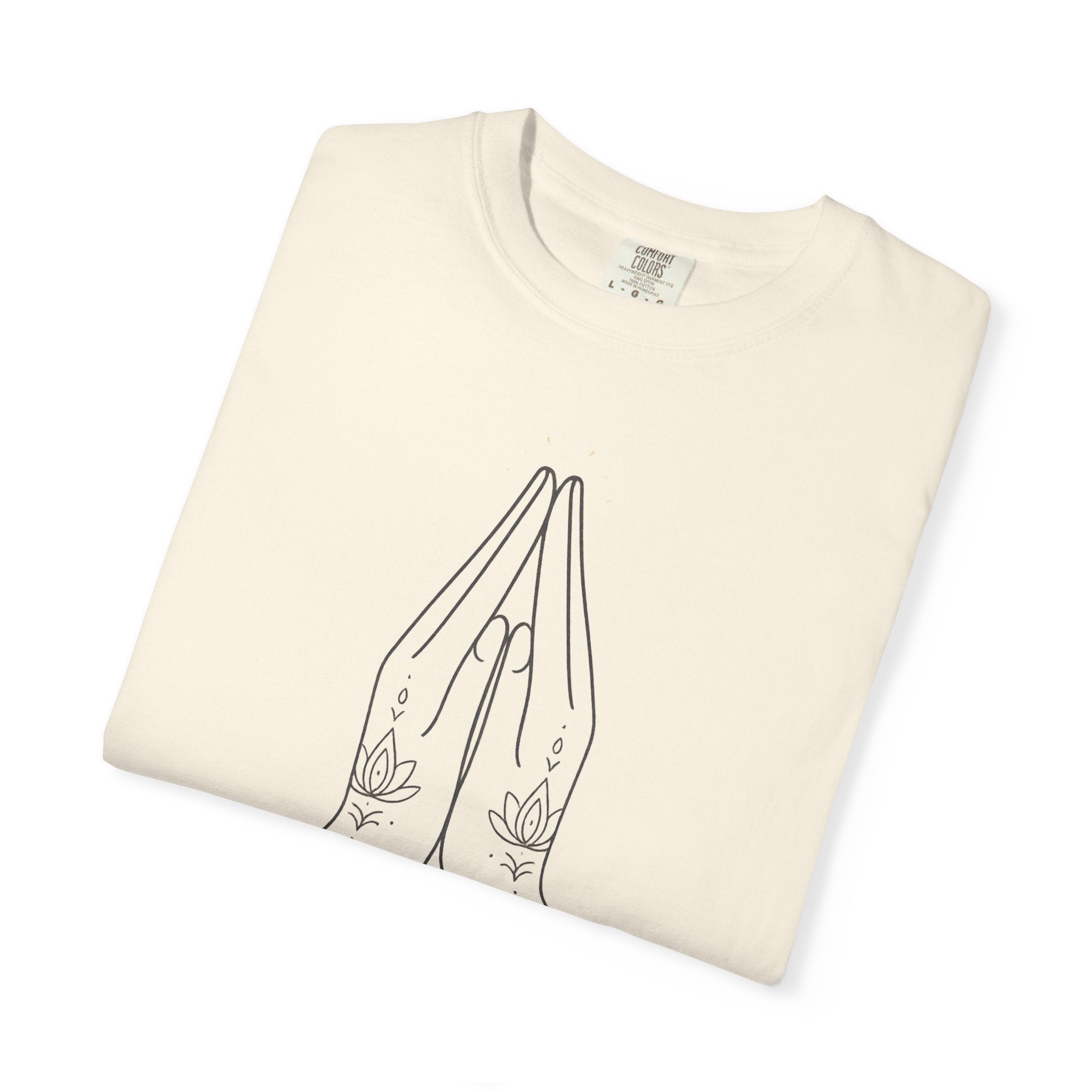 Yoga Namaste Praying Shirt – Unisex Spiritual Hands Henna Tattoo Tees